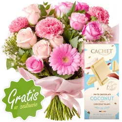 Bukiet Zachwyt + GRATIS
