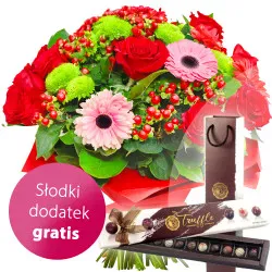 Bukiet Wzruszenie + GRATIS