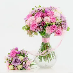 Bukiet Pink Mom & Baby