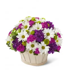 Blooming Bounty Bouquet - Basket included