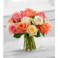 The Sundance Rose Bouquet - VASE INCLUDED