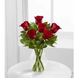 Bukiet róż Simply Enchanting Rose od FTD - w zestawie wazon