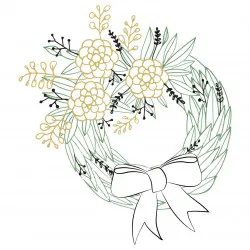 Wieniec ze wstążką