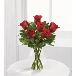 The Simply Enchanting Rose Bouquet by FTD VASE INCLUDED
