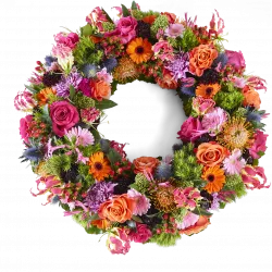 Wieniec pogrzebowy "Nieskończone kolory"