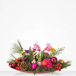 Colorful Christmas arrangement