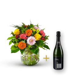 Kolorowy bukiet z Cavą