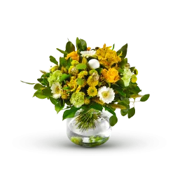 Żółty bukiet wielkanocny