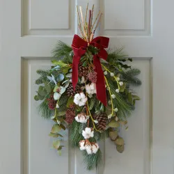 Classic Christmas Door Decoration