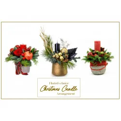 Florist's choice -  Christmas Candle