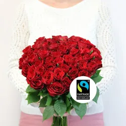 Brassee de roses rouges - wiązanka czerwonych róż