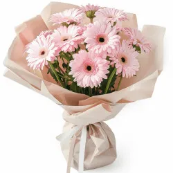 Bouquet of pink gerberas