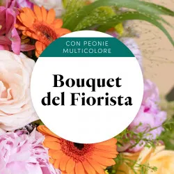 Bukiet florystyczny z piwoniami
