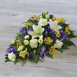 Wiązanka pogrzebowa LEMON & BLUE