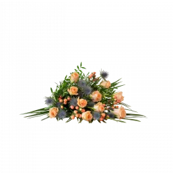 Bukiet Pogrzebowy Małe Zimowe Wiosenne Kwiaty Ze Wstążką 240167