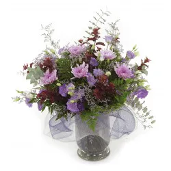 Bukiet fioletowych stokrotek 