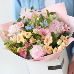 Summer Peonies Bouquet.