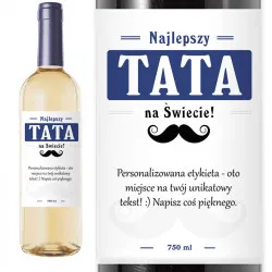 Wino personalizowane - Najlepszy Tata