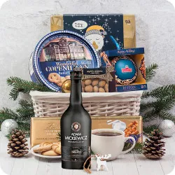 Golden Christmas Eve with Mickiewicz liqueur