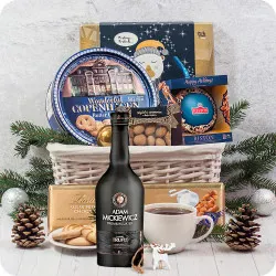 Golden Christmas Eve with Mickiewicz liqueur