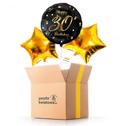 30 urodziny - balony z helem