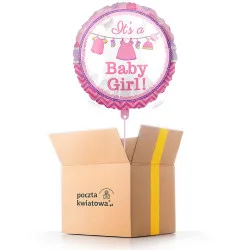 Baby girl - helium balloon