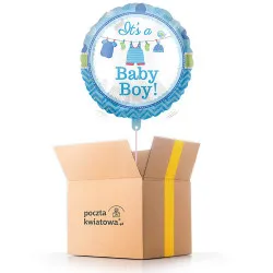 Baby boy - balon z helem