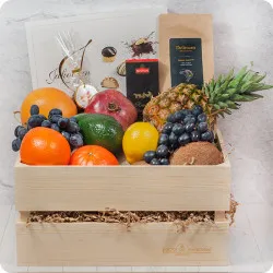 Fruit box with candy box