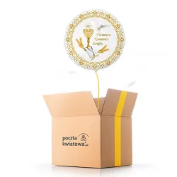 Pierwsza Komunia Święta - balon z helem