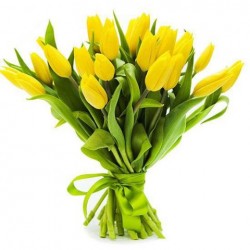 Bukiet - żółte tulipany