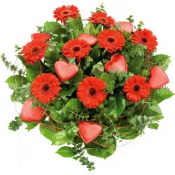 Hearts bouquet