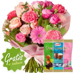 Bukiet Zachwyt + GRATIS