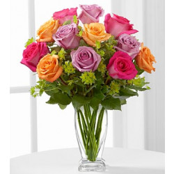 E6-4821 The Pure Enchantment™ Rose Bouquet - VASE INCLUDED
