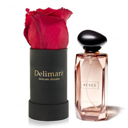 Wieczna róża z perfumami Rêves