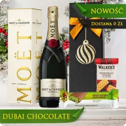 Dubajska Czekolada - zestaw z szampanem