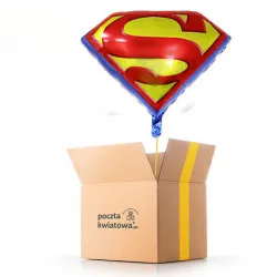 Superman - balon z helem