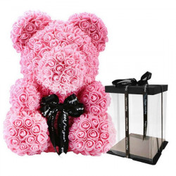 Rose pink Bear 40 cm