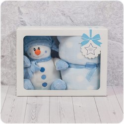 Snowman & blanky for a baby boy
