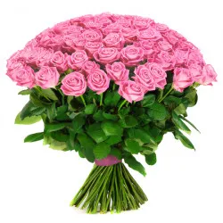 Pink roses 9-100 pcs.