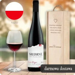 Srebrne - wino czerwone wytrawne