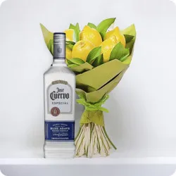 Lemon bouquet with tequila