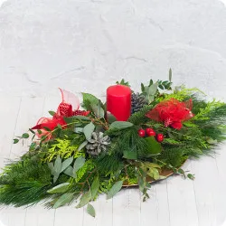 Christmas Reed on a plate