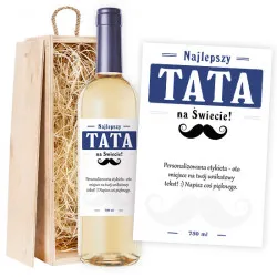 Białe wino Najlepszy Tata