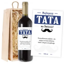Czerwone wino Najlepszy Tata