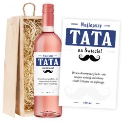 Różowe wino Najlepszy Tata