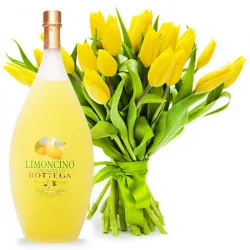 21 żółtych tulipanów z Limoncino