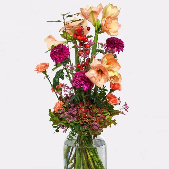 Świąteczne pozdrowienia kwiatowe