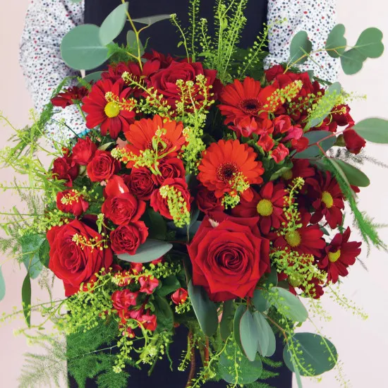 Le bouquet Saint Valentin du fleuriste