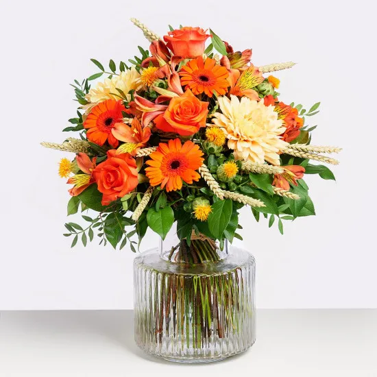 Bukiet Flowering Stubble Field