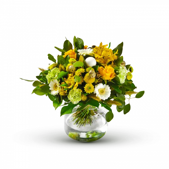 Yellow Easter bouquet